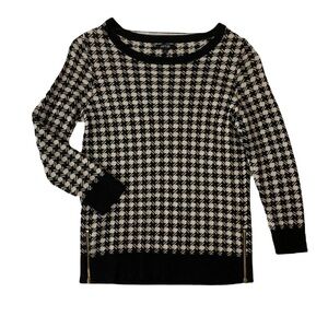 Apt. 9 Black and White Print Sweater Size XS